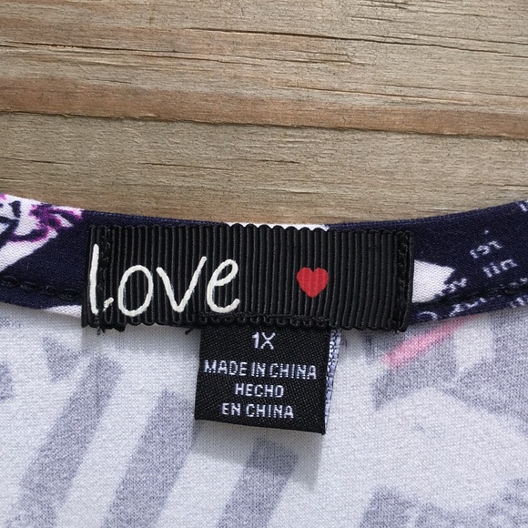 LOVE - Graffiti Print High-Neck Sleeveless Maxi Dress - Picture 3 of 8